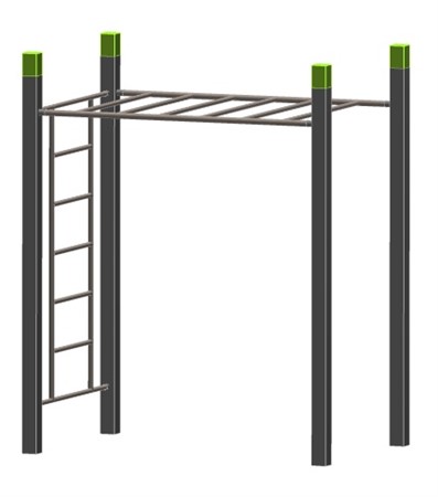 MONKEY BARS WITH WALL STREET WORKOUT