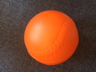 BASEBOLL 12" SKUM, ORANGE 90mm